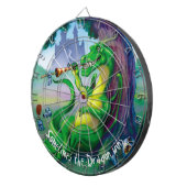 ドラゴンが勝つ – 緑 ダーツボード (正面右)