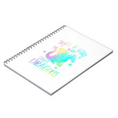 ドラゴンが大好きな女の子かわいいドラゴンをテーマにしたN ノートブック (左側)