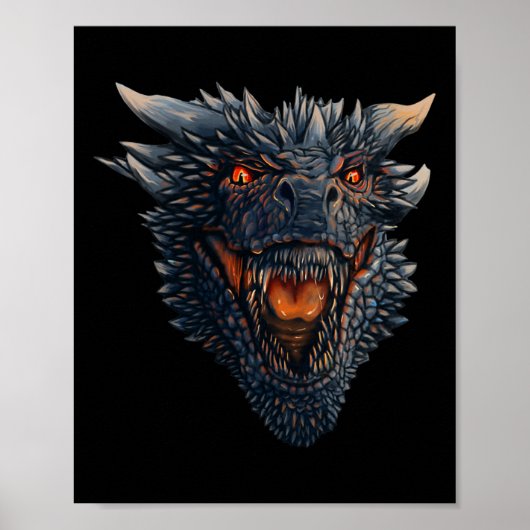 ドラゴンが敵吹に発砲しようとしている ポスター (正面)