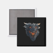 ドラゴンが敵吹に発砲しようとしている マグネット (正面/裏面)