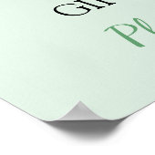 ドラゴンが産まれてくるよ！ベイビーシャワー ポスター (角)