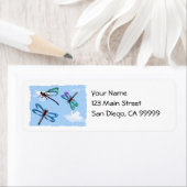 ドラゴンが空を飛ぶ ラベル (インサイチュ)