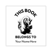 ドラゴンこれは蔵書票 ラバースタンプ (インプリント)