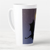 ドラゴンだ君の想像じゃない カフェラテマグ (左アングル)