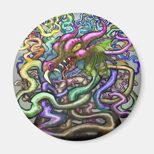 ドラゴンつる植物 マグネット (正面)