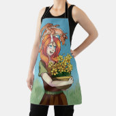 ドラゴンで花を集める エプロン (インサイチュ)