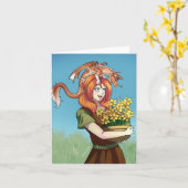 ドラゴンで花を集める カード (黄色い花)