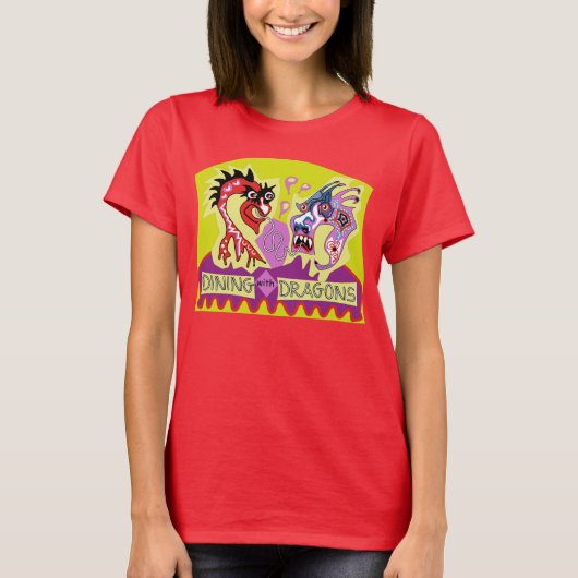 ドラゴンとの食事 Tシャツ (正面)