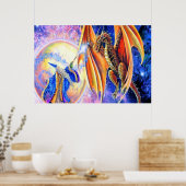 ドラゴンとウィザードのポスター ポスター (キッチン)