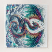 ドラゴンとクリスタル ジグソーパズル (横)