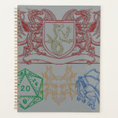 ドラゴンとサイコロ プランナー手帳 (正面)