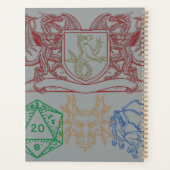 ドラゴンとサイコロ プランナー手帳 (裏面)