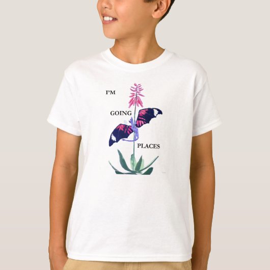 ドラゴンとサボテン Tシャツ (正面)