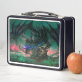 ドラゴンとスカル メタルランチボックス (インサイチュ)