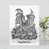 ドラゴンとゾンビフラットカード (スタンド正面)