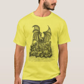 ドラゴンとゾンビ Tシャツ (正面)