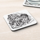 ドラゴンとタイガーの戦い コースター (左側)