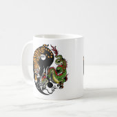 ドラゴンとタイガー陰陽 コーヒーマグカップ (正面左)