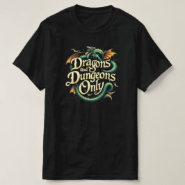 ドラゴンとダンジョンだけ Tシャツ