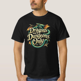 ドラゴンとダンジョンだけ Tシャツ