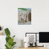 ドラゴンとナイトのポスター ポスター (ホームオフィス)