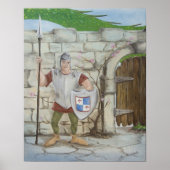 ドラゴンとナイトのポスター ポスター (正面)