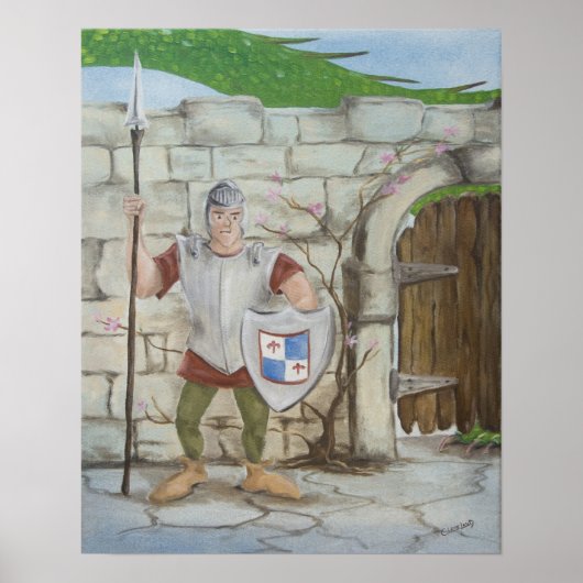 ドラゴンとナイトのポスター ポスター (正面)