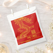 ドラゴンとフェニックス | 二重の幸せ フェイバーバッグ (クリップ留めされた状態)