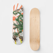 ドラゴンとライジングサン スケートボード (正面)