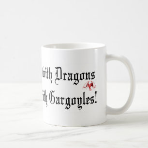 ドラゴンと上昇して下さい コーヒーマグカップ