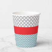 ドラゴンと城の誕生日パーティー 紙コップ (裏面)