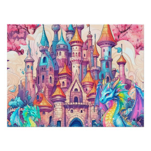 ドラゴンと城 ポスター