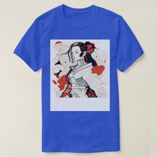 ドラゴンと女 Tシャツ (デザイン正面)