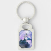 ドラゴンと妖精 キーホルダー (正面)