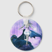 ドラゴンと妖精 キーホルダー (正面)