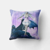 ドラゴンと妖精 クッション (裏面)