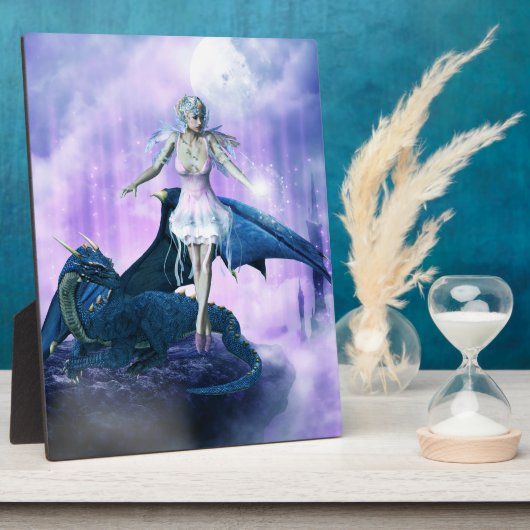 ドラゴンと妖精 フォトプラーク (側面)