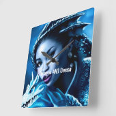 ドラゴンと彼のライダー – 壁時計 (傾斜)