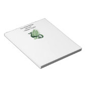 ドラゴンと彼の怒りシェイクスピア王リア漫画 ノートパッド (アングル)