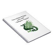 ドラゴンと彼の怒りシェイクスピア王リア漫画 ノートブック (右側)