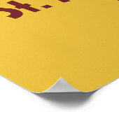 ドラゴンと復活バナー付き聖マーガレット ポスター (角)