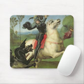 ドラゴンと戦うセントジョージ マウスパッド (マウス)