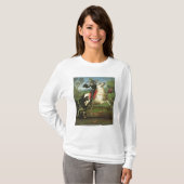 ドラゴンと戦うセントジョージ Tシャツ (正面フル)