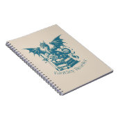 ドラゴンと書籍のファンタジーリーダー ノートブック (右側)