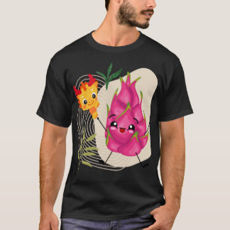 ドラゴンと植物の美意識 | ボタニカルドラゴンの掛け布 Tシャツ