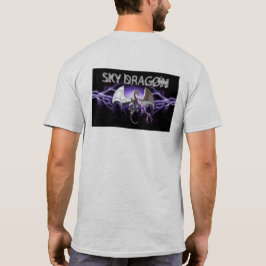 ドラゴンと照明ストーム Tシャツ