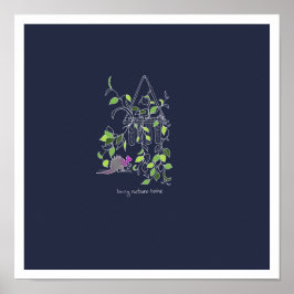 ドラゴンと自然 ポスター