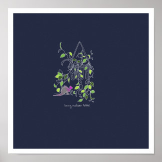 ドラゴンと自然 ポスター