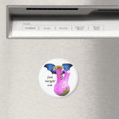 ドラゴンと花瓶 マグネット (インサイチュ (食洗機))