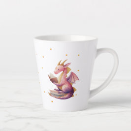 ドラゴンと魔法の樹の水筒 – 名入れ可能 カフェラテマグ